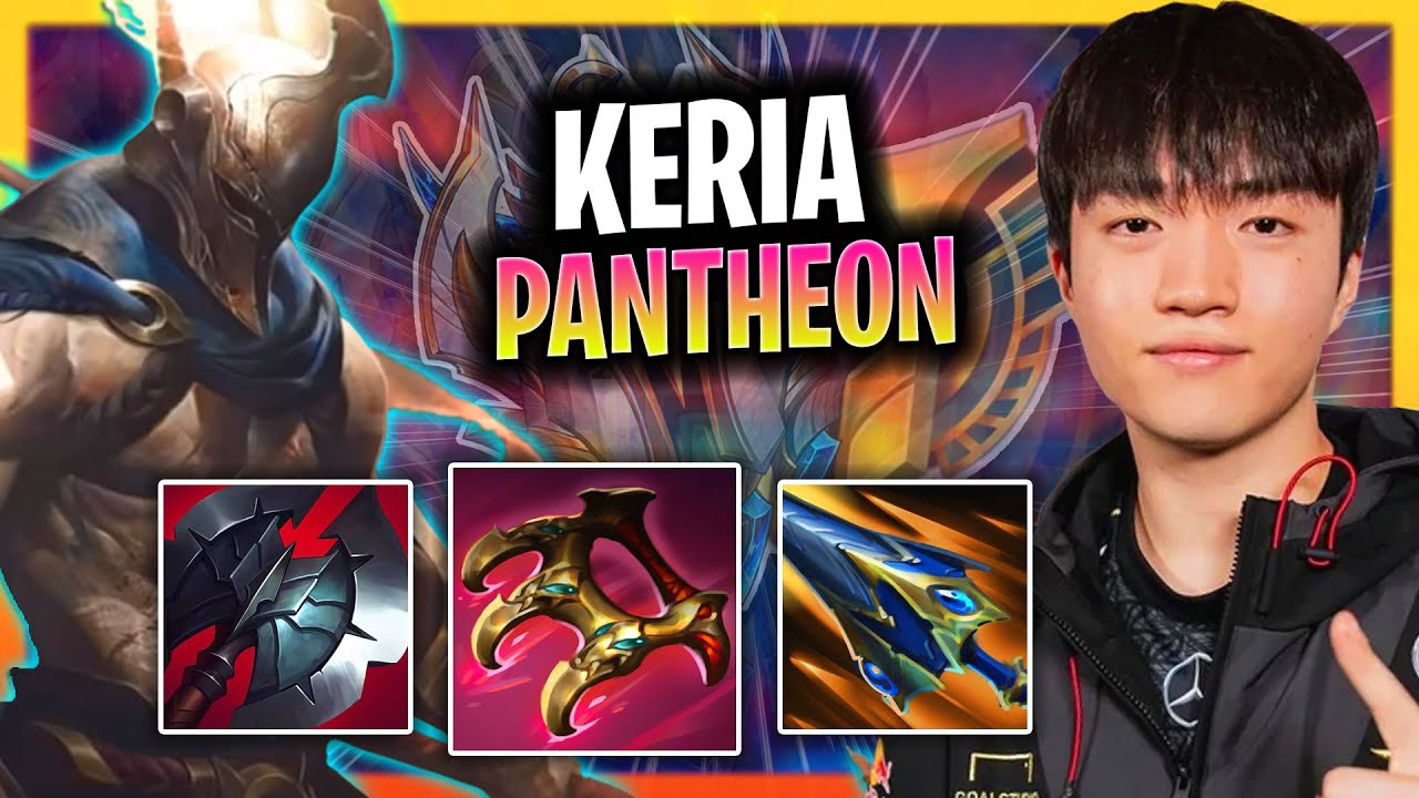 KERIA IS INSANE WITH PANTHEON! | T1 Keria Plays Pantheon Support vs Pyke!  Season 2025