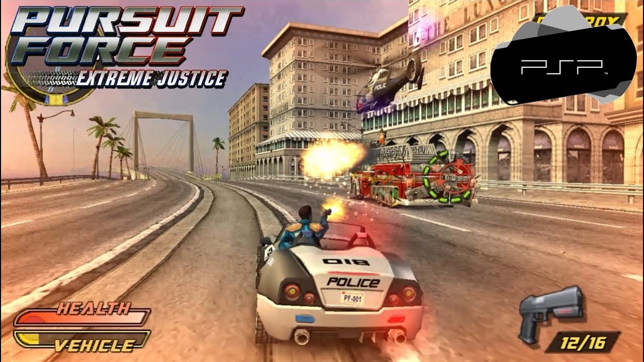 Pursuit Force: Extreme Justice - GamePlay PSP - Part 01