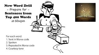 Sentences from Top 400 Words - New Word Drill - 60wpm