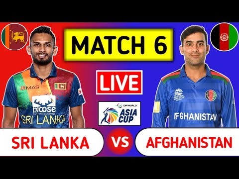 Sri Lanka Vs Afghanistan Live | SL vs AFG | Asia Cup | 2nd Innings