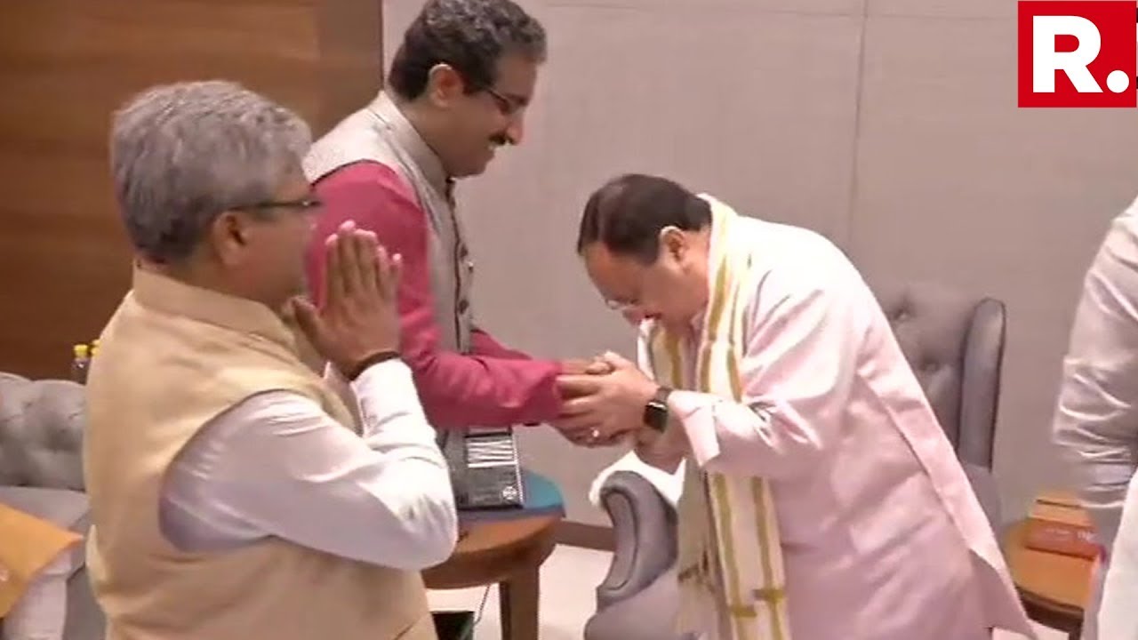 JP Nadda Takes Charge As BJP Working President Following His Appointment Yesterday