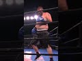 Knockout punch makes fighter go cross eyed
