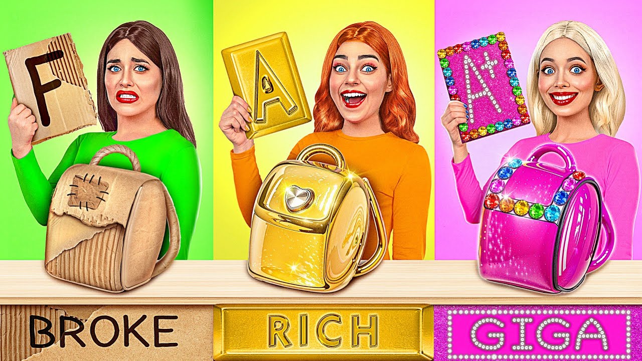 Πλούσιος vs Φτωχός vs Γίγα Πλούσιος Σπουδαστής Multi DO Challenge