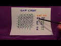 TAP CODE oraz praktyczne zastosowanie