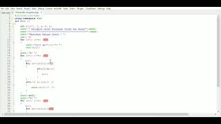 Program Membuat Kelompok Bilangan Prima dan Bukan Prima menggunakan array