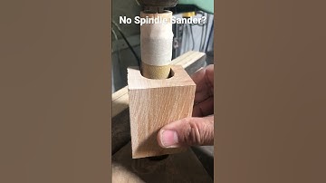 Spindle Sander Hack! #diy #spindle #sander #shorts #workshop #custommade #foodsafety