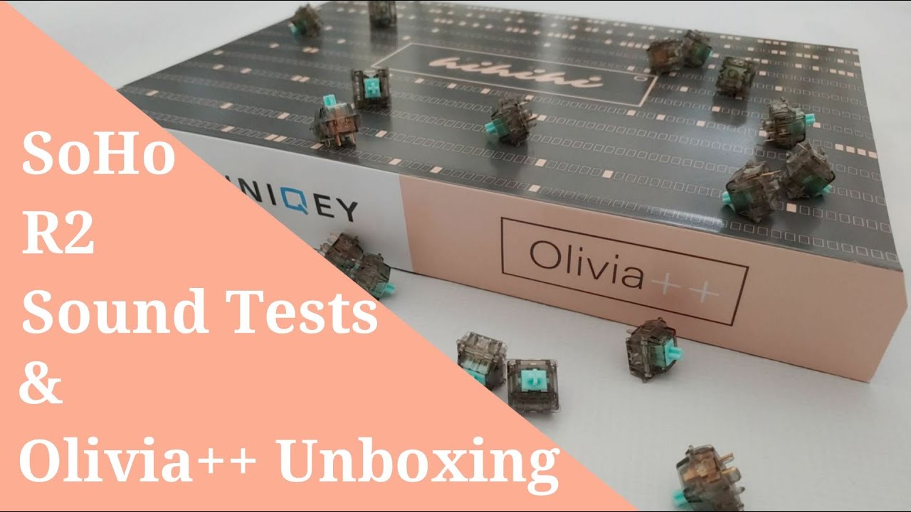 GMK Olivia++ Unboxing // SoHo R2 Stock vs. Lubed Sound Test