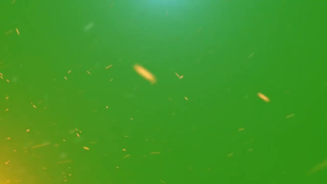Particulas de Fogo em Chroma Key (Fire Particles Green Screen)