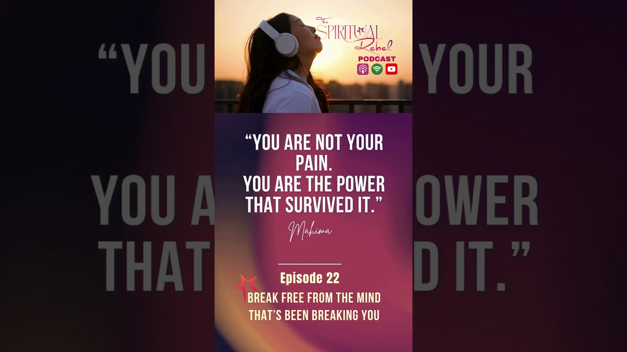 You are not your pain. You are the power that survived it.