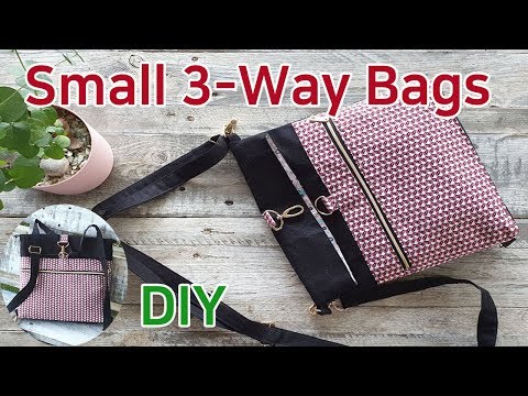 크로스백 만들기/백팩 만들기/가방 만들기/3way bags/Make a cross bag/Faça uma bolsa cruzada