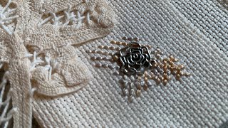 #roxysjournalofstitchery  Vol.4 - Trellis Stitch (Treasure Hunt of Stitches)