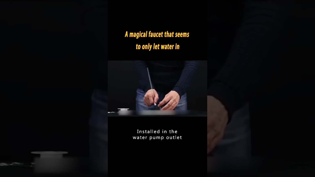 The Magic Tap😱|A Magical Faucet That Seems To Only Let Water In🤯