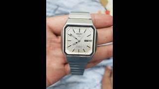 Seiko 5 Automatic White dial Square shape Movment 6309 Seiko 5 Automatic White dial Square shape Movment 6309