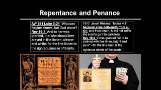 Repentance vs Penance