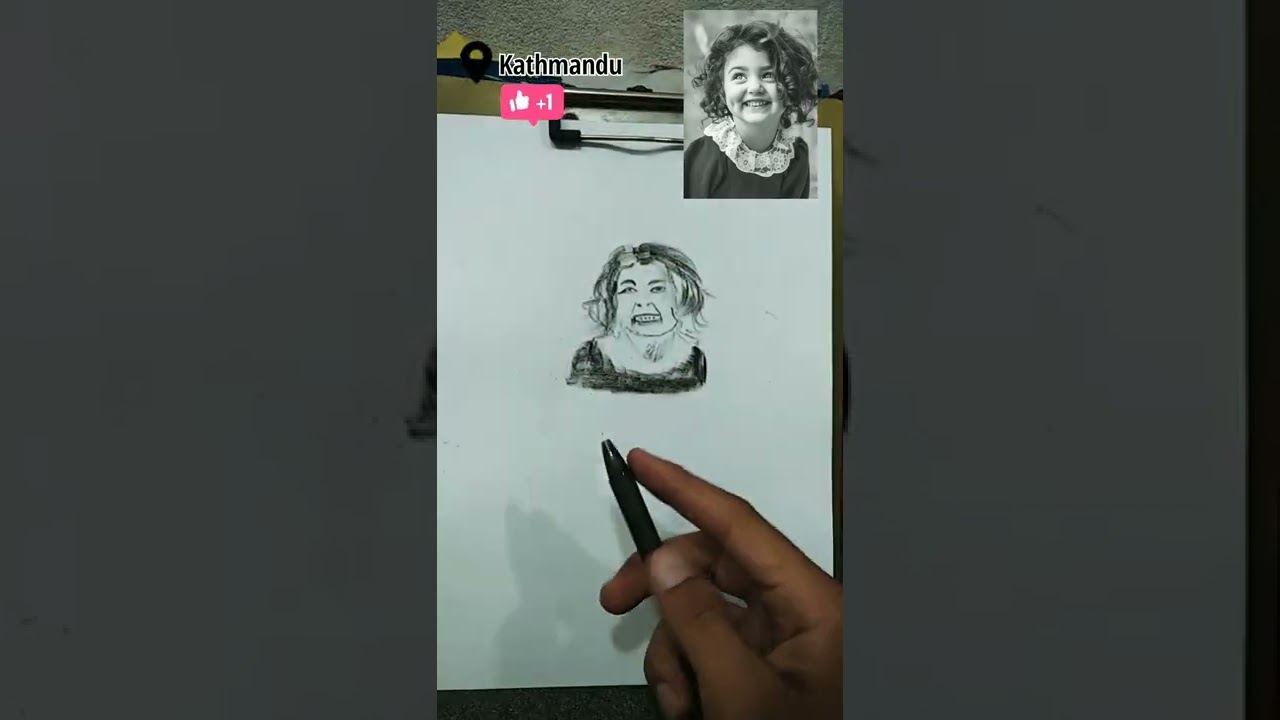 Most Realistic Drawing Of Mine 🖤| By Dasharath Bhatt |