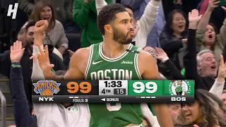 INSANE ENDING 😱🔥 Knicks vs Celtics Final Minute
