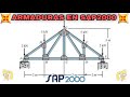 Análisis Estructural de Armaduras en SAP2000