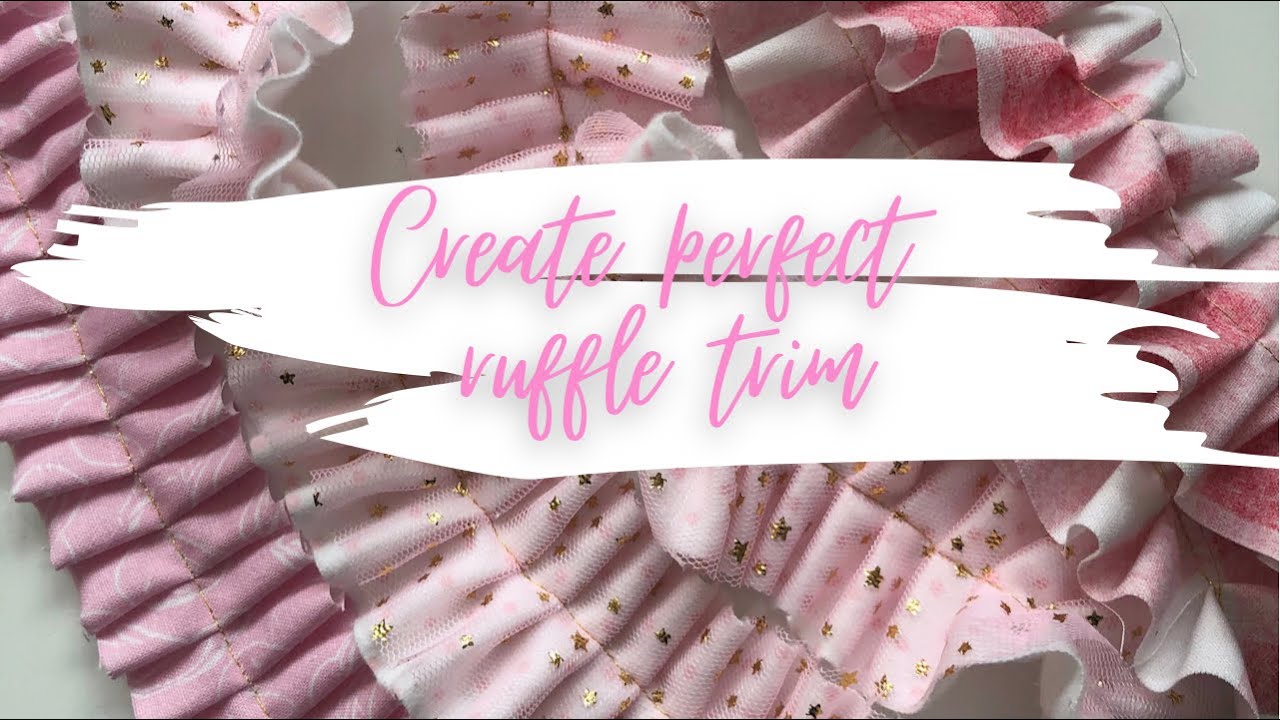 MUST HAVE sewing tool - create perfect ruffle trim