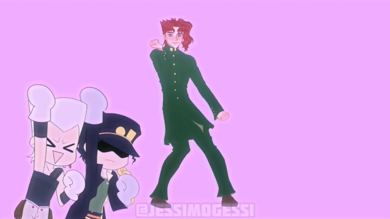 Kakyoin Does The Vegetable Juice Dance Animation YouTube