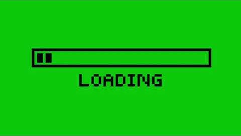 Loading Progress Bar Green Screen Video | Green Screen Videos