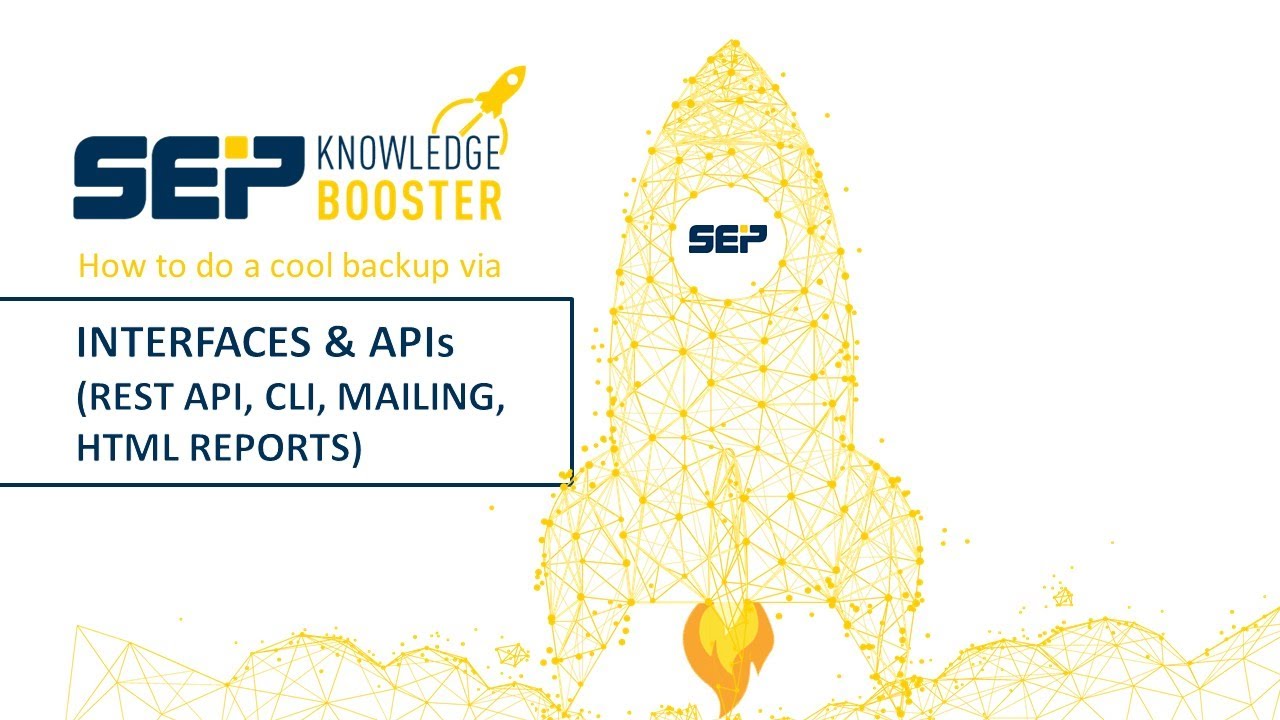 Being flexible by using APIs and other Interfaces of SEP sesam (Lang_EN)