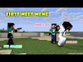 Monster school first meet meme x monshiiee sadako xdjames  minecraft animation