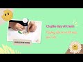 Cô giáo dạy vẽ tranh | Hướng dẫn vẽ và tô màu quả cam