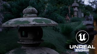 UE5.3 - Cinematic and Ingame Japanese Tower Lumen Quixel