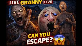 Granny Live🔥| ♥️ Granny Christmas Live Stream | ♥️ Granny Horror Gameplay ☠ | ♥️#granny #shortsfeed