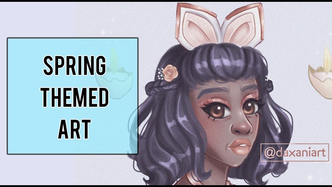 Ostara/Easter Themed Art [Speed Painting]