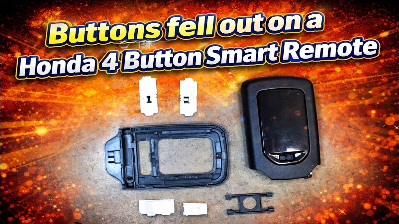Help My Honda 4 Button Smart Key Fob Remote, Buttons Fell Out