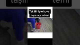 Tek İple Kova Taşima Yöntemi̇