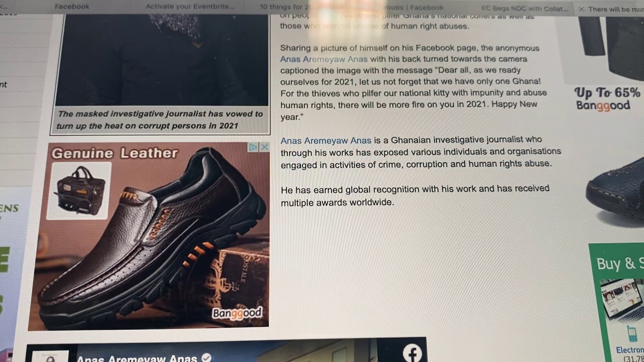 There will be more fire in 2021 – Anas sends warning to corrupt politicians