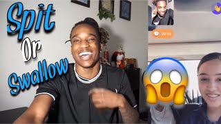 WOULD YOU SPIT OR SWALLOW - ASKING GIRLS ON MONKEY APP