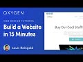 [Newbie Guide] Build A Website In 15 Minutes w/ Oxygen's Design Library