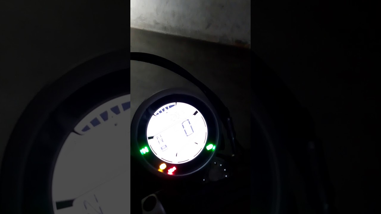 Ducati Scrambler Night Shift.  Lights