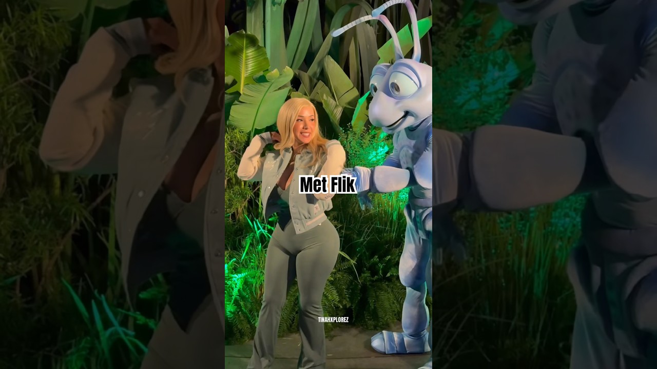 Met Flik at Disneyland #viralshort #pixar #disneyland