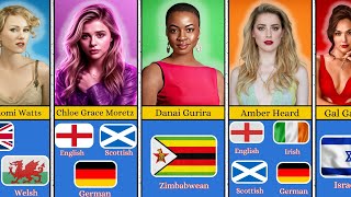 Famous 100 Hollywood Actresses SHOCKING Ethnic Roots You Never Knew Wealth