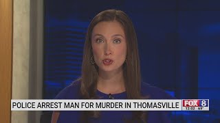 Greensboro man charged with murder of man found dead on porch in Thomasville