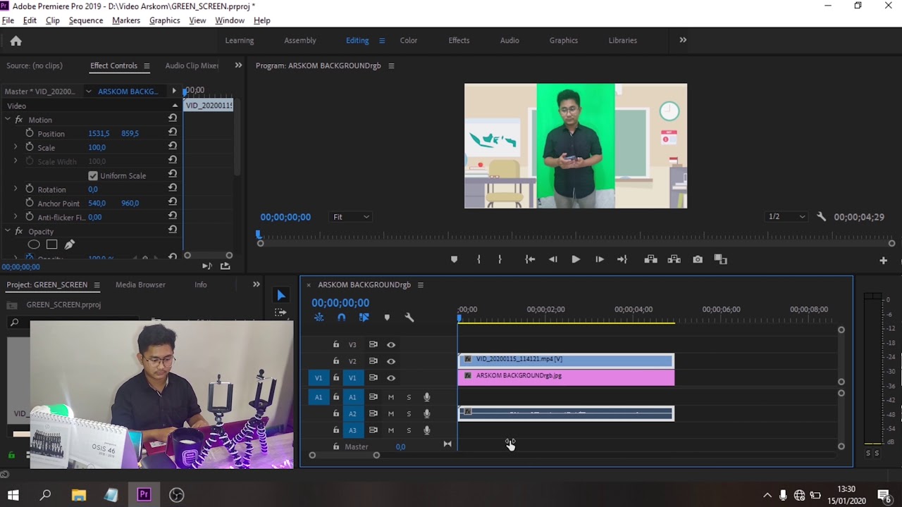HOW TO EDIT YOUR GREEN SCREEN YouTube