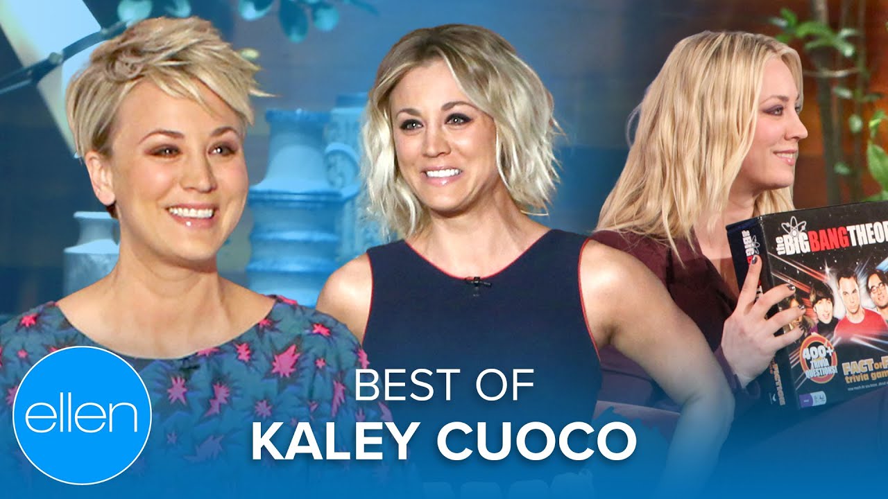 Best of Kaley Cuoco on the 'Ellen' Show YouTube