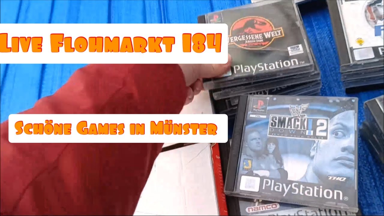 Live Flohmarkt 184 Schöne Games in Münster u.a. mit Playstation 1