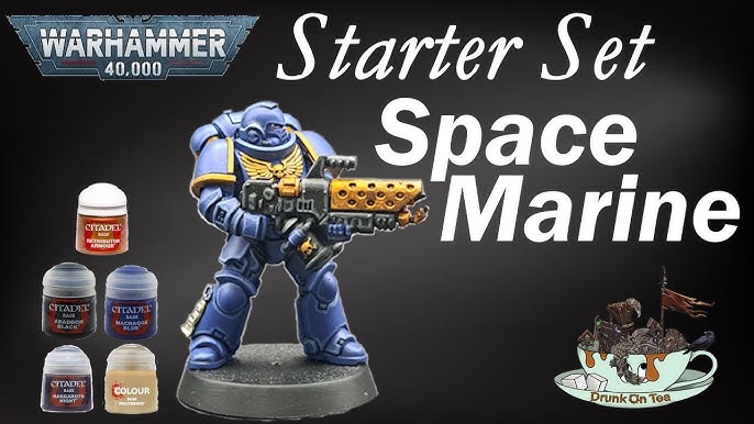 Painting Minis for Beginners: Space Marines Using ONLY Infernus Marines +  Paints Set 