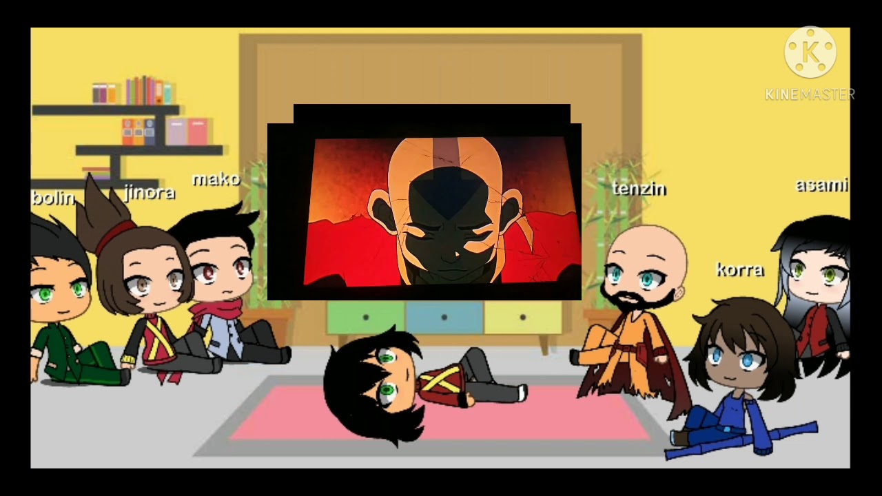 The Legend of Korra reacts to Avatar Aang gacha life