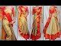 FESTIVE SAREE DRAPING IN 4 ELEGANT STYLE'S|NEW STYLES & NEW TECHNIQUES|STEP BY STEP|HINDI