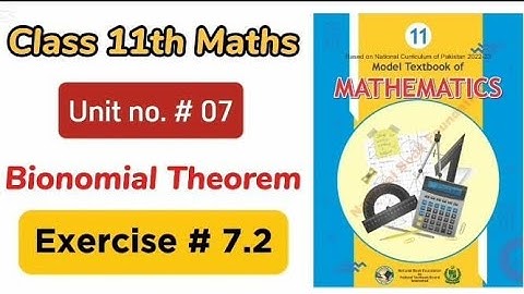 Exercise 7.2 class 11 NBF |Ex 7.2 class 11 NBF | National book foundation | waqaracademy2