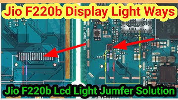 Jio F220b display light Problem Solution || Jio F220b डिस्प्ले लाइट नही आ रही यहां जंफर लगाओ ✅✅✅