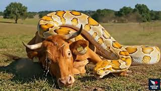 Giant Python Attacks Cow | Emergency Rescue Team Saves Her Life 🐍🐂🚑 Profile