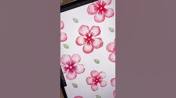 Digital watercolor flower procreate #art #digitalwatercolor #procreate #procreateart #procreatebrush