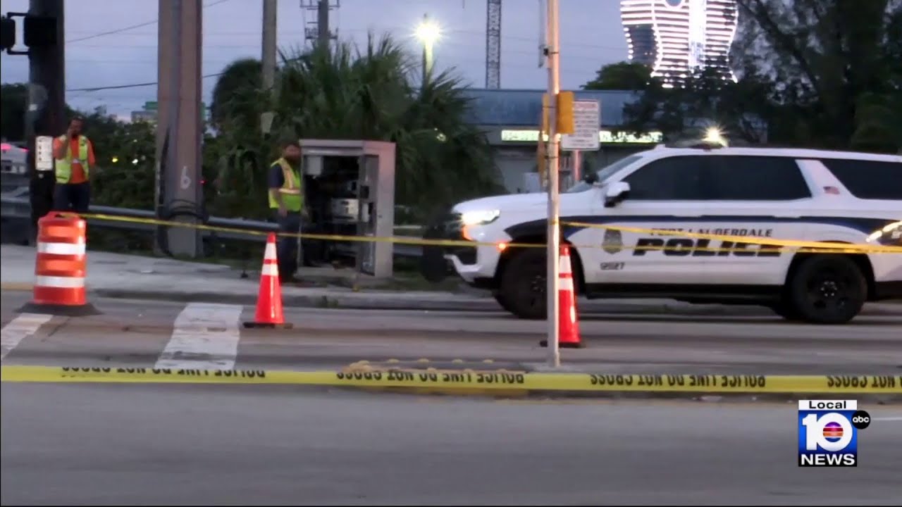 Fort Lauderdale police officer collides with stolen vehicle during ...